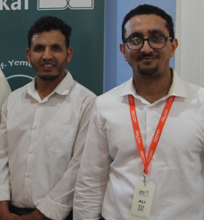 Ali with Khaled representing Yem'KAF